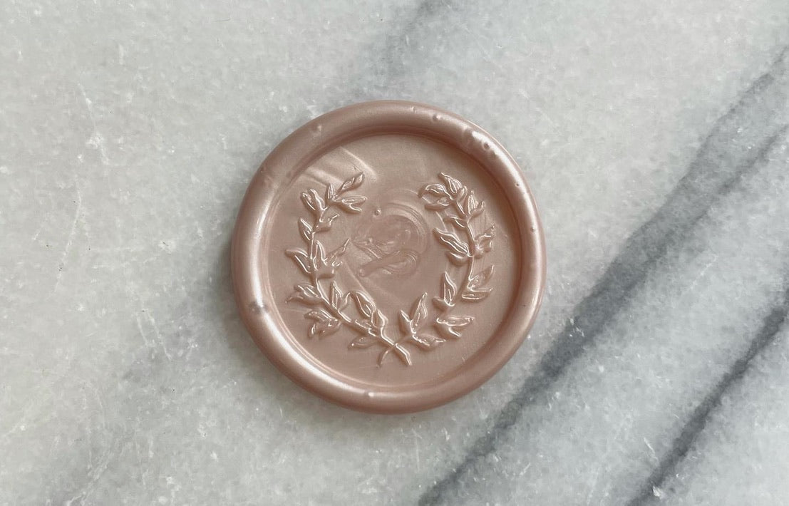 Laurel Wreath Wax Seal - Megan Bruce Designs