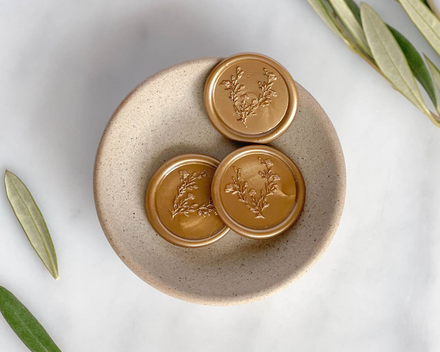 Botanical Wax Seal - Megan Bruce Designs