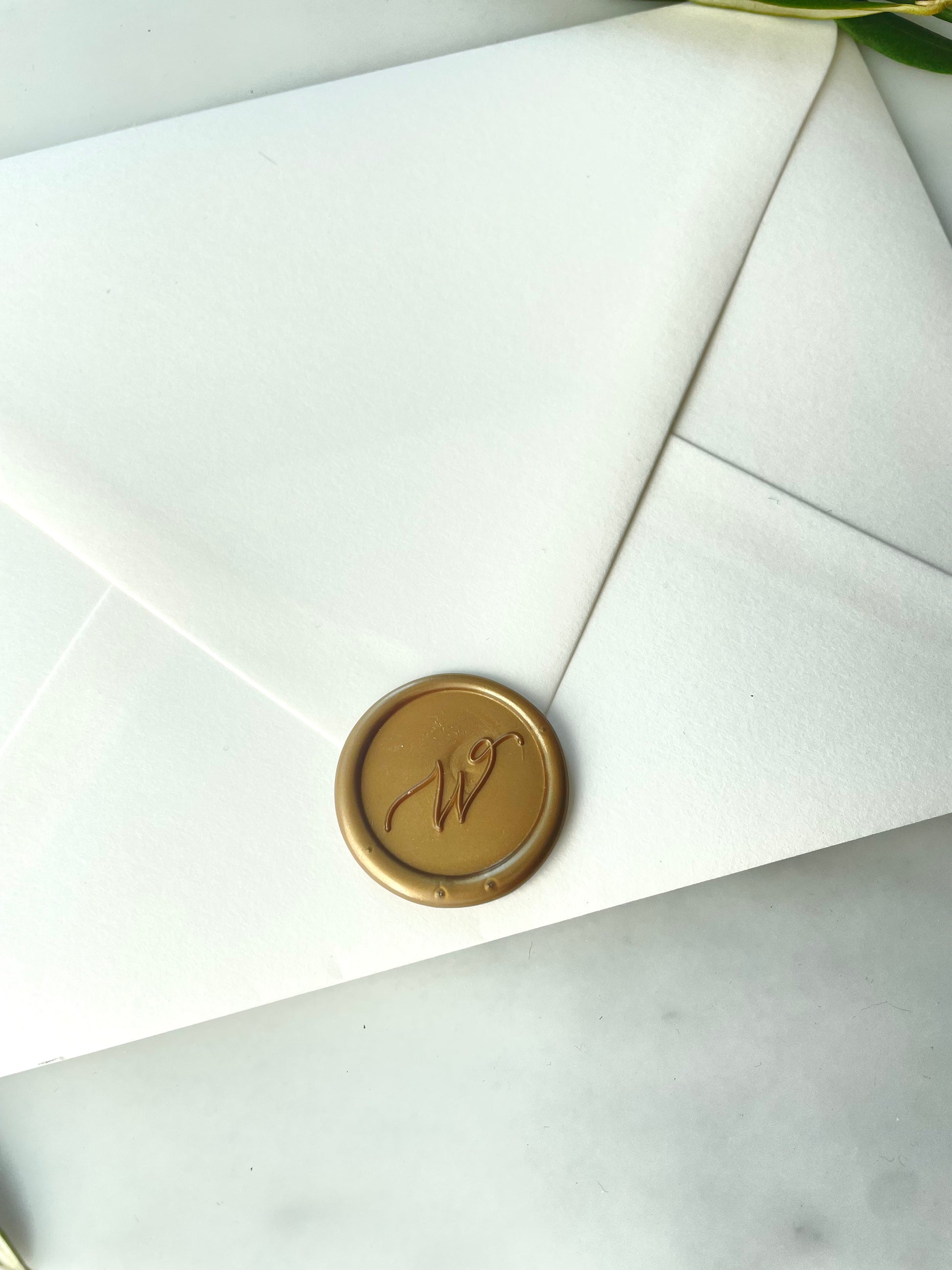 Custom Letter Wax Seal - Megan Bruce Designs