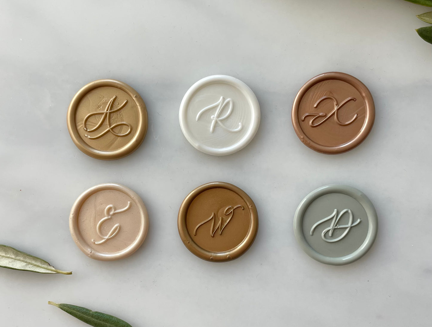 Custom Letter Wax Seal - Megan Bruce Designs