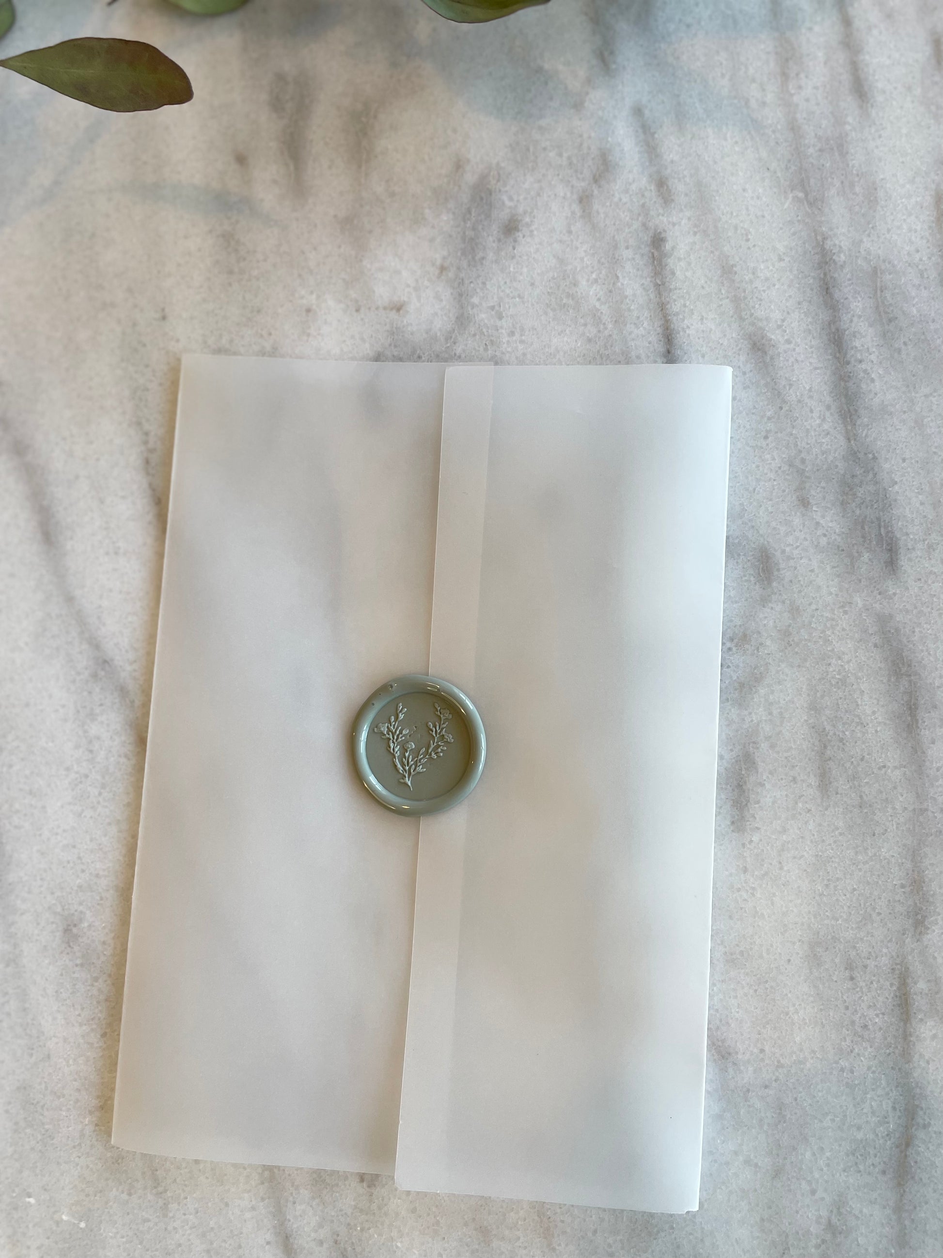 Wedding Invitation Vellum Paper, Pre-folded Vellum Jacket for 5x7 Invi –  Megan Bruce Designs